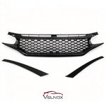 2016-2018 Honda Civic Front Upper Honeycomb Grille 