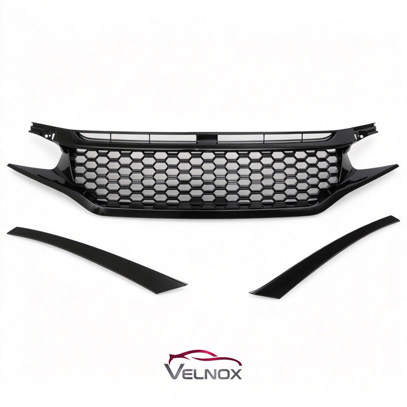2016-2018 Honda Civic Front Upper Honeycomb Grille 