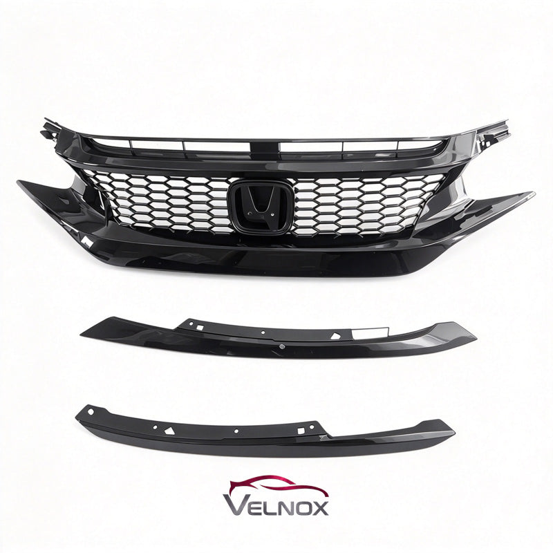 2016-2018 Honda Civic Front Upper Honeycomb Grille 