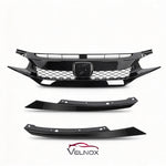 2016-2018 Honda Civic Front Upper Honeycomb Grille 