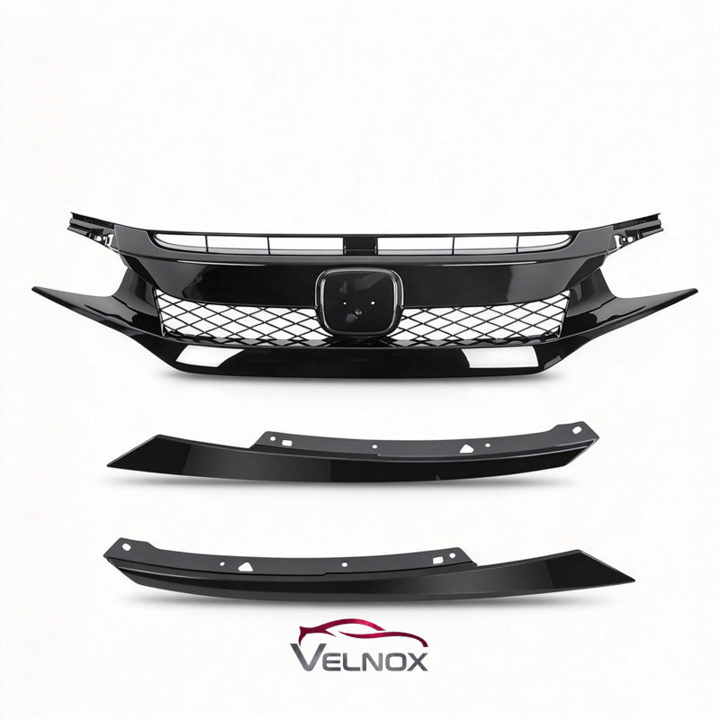 2016-2018 Honda Civic Front Upper Honeycomb Grille 