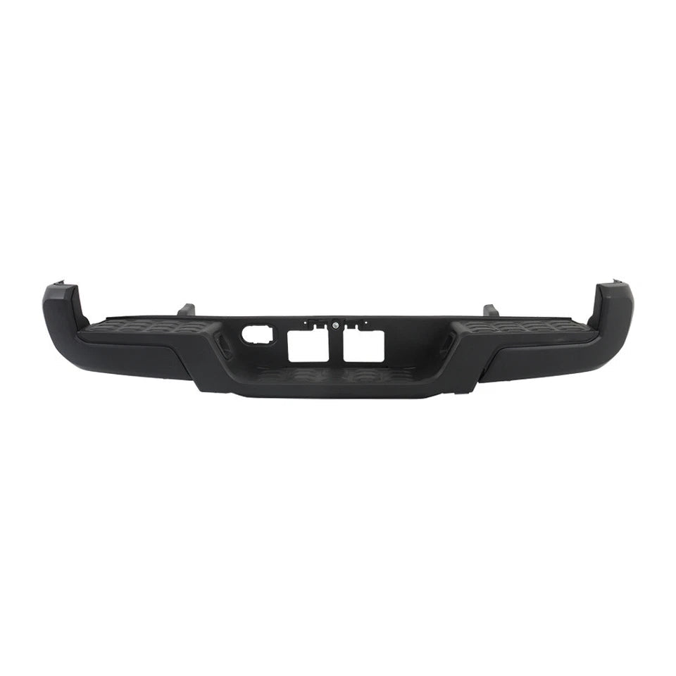 Front view of 2016–2023 Toyota Tacoma rear step bumper