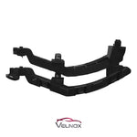 Profile view of 2017-2019 Honda CR-V left and right front bumper mounting brackets HO1042121 and HO1043121