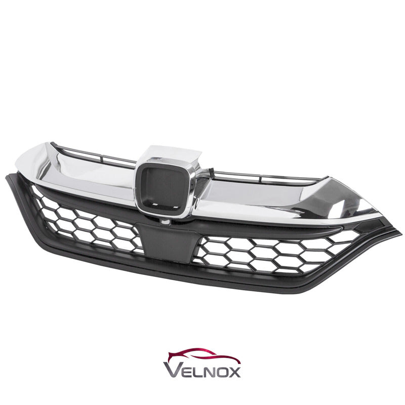 2017-2019 Honda CR-V HO1200233 black and chrome front grille angled view