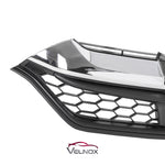 Honeycomb mesh and chrome trim detail of 2017-2019 Honda CR-V HO1200233 grille