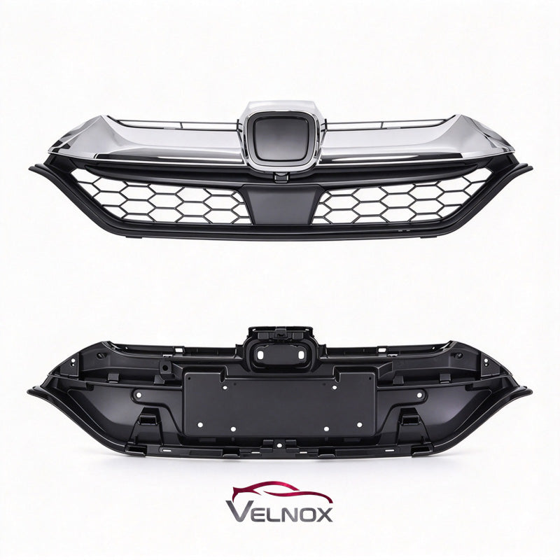 Front and rear views of 2017-2019 Honda CR-V HO1200234 grille assembly