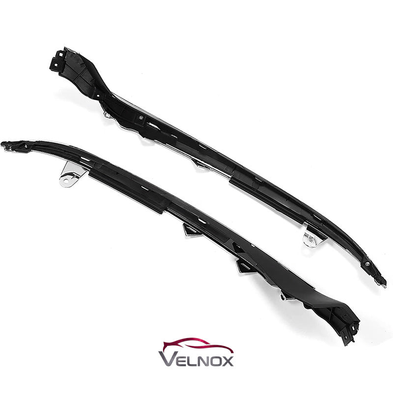 2018-2020 Honda Accord left and right chrome fog light bezel trim rear mounting view