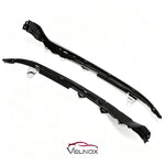 2018-2020 Honda Accord upper grille chrome molding HO1210141 back and mounting tabs