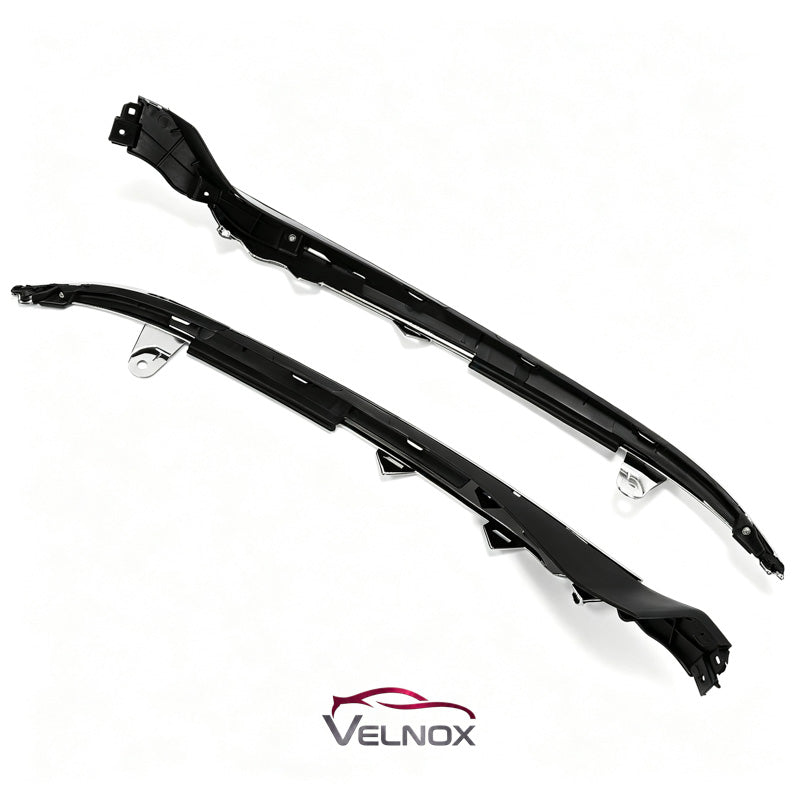 2018-2020 Honda Accord upper grille chrome molding HO1210141 back and mounting tabs