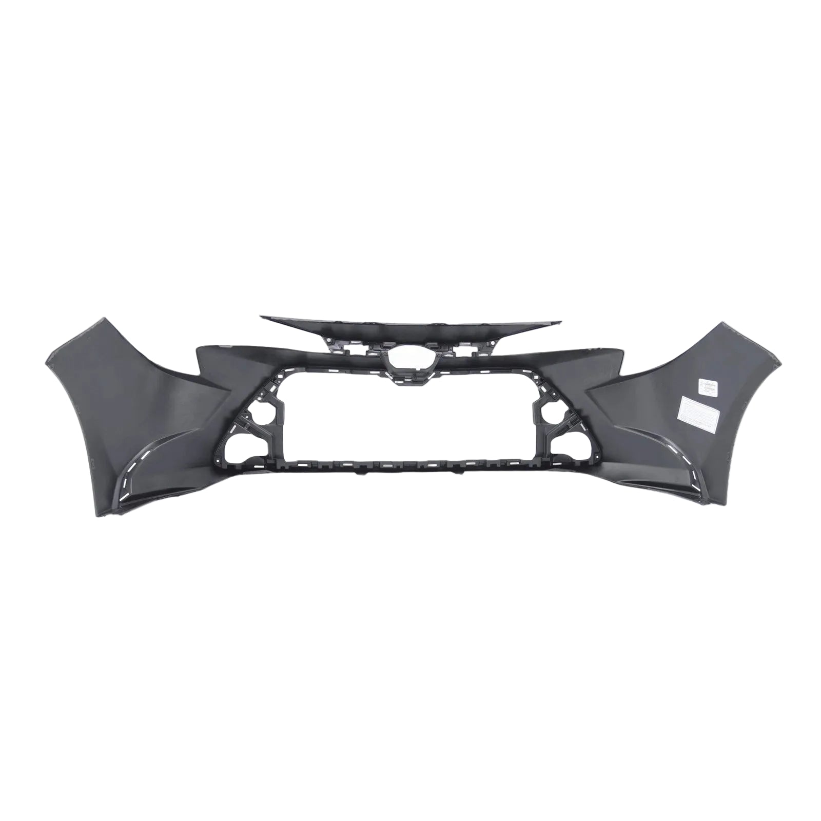 rear view of aftermarket front bumper cover for 2018-2023 Toyota Camry Hybrid LE