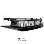 2019-2021 Honda Civic Front Upper Center Honeycomb Grille Glossy Black 