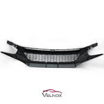 2019-2021 Honda Civic Front Upper Center Honeycomb Grille Glossy Black