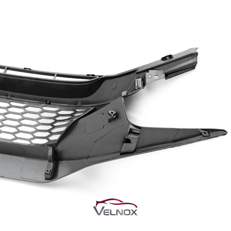 2019-2021 Honda Civic Front Upper Center Honeycomb Grille Glossy Black