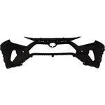 Back side of 2019-2021 Toyota RAV4 LE front bumper cover primed