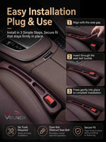 Car Seat Gap Filler & Organizer (2 Pack)