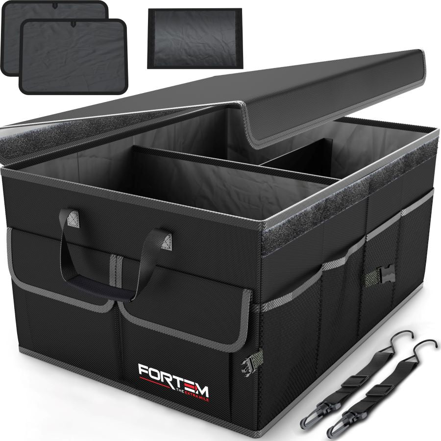 car trunk organizer for storage and organization