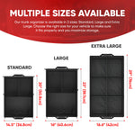 Foldable car trunk organizer with lid designed for SUVs cars trucks and daily storage