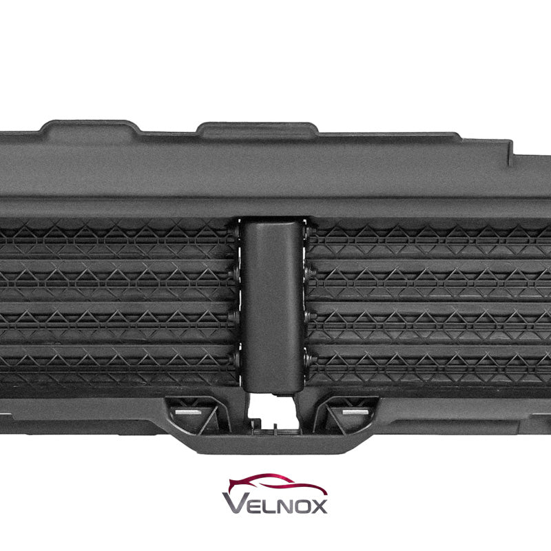Center louver and actuator mounting area of the HO1206103 active grille shutter for 2018-2020 Honda Accord