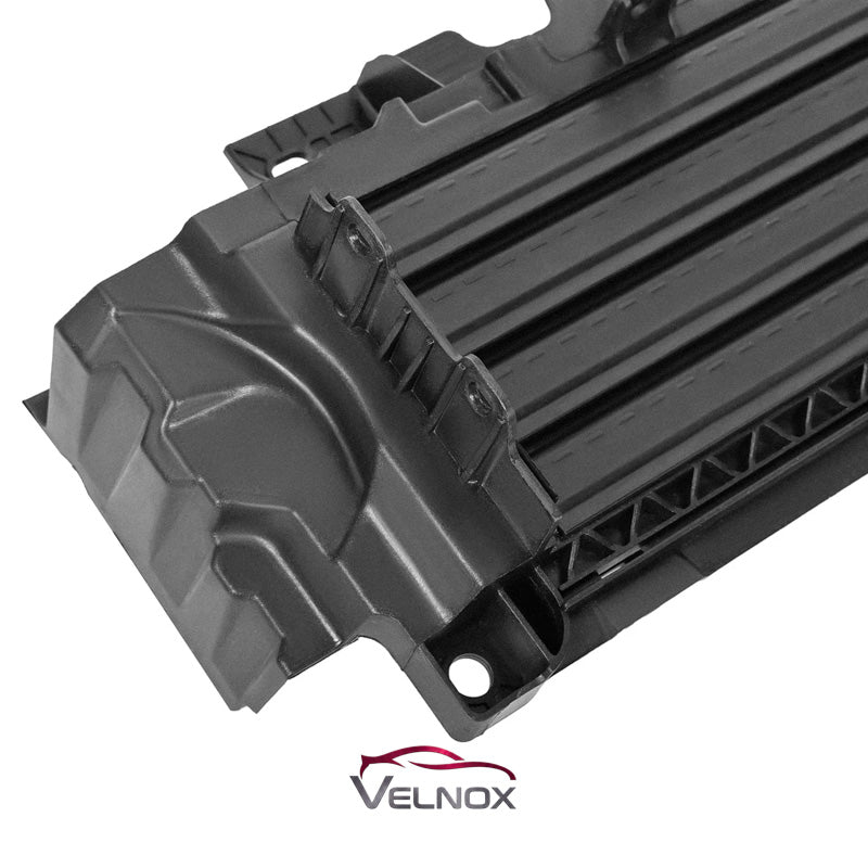 Side mounting and louver detail of the HO1206103 Honda Accord grille shutter for 2018-2020 Honda Accord