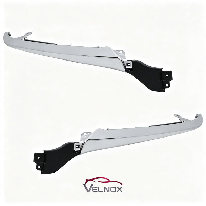 Right and left chrome headlight eyebrow trims for 2018-2020 Honda Accord