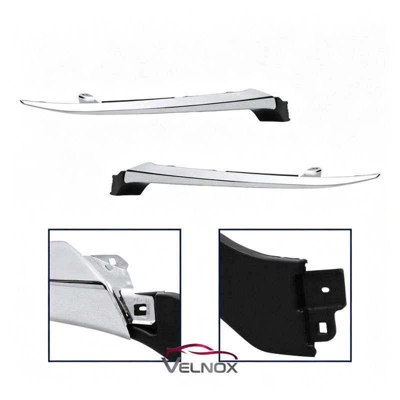 Mounting details of the right and left headlight chrome trims for 2018-2020 Honda Accord