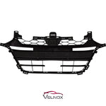 Rear mounting view of the HO1200224 front upper center grille for 2018-2020 Honda Accord