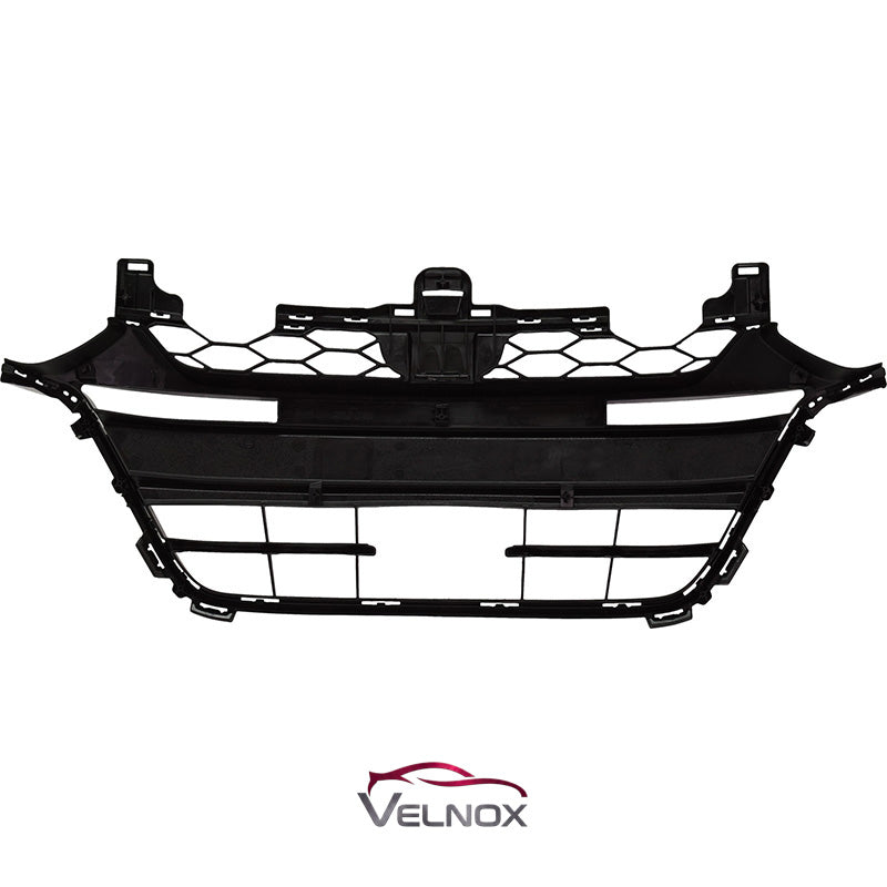 Rear mounting view of the HO1200224 front upper center grille for 2018-2020 Honda Accord