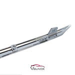 Close-up of the mounting tabs on the HO1044111 Honda Accord lower grille trim