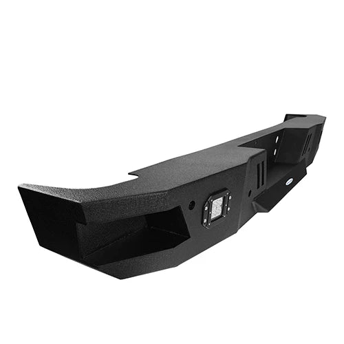 chevy silverado 1500 steel rear bumper right side view
