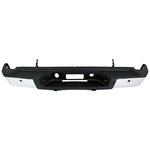chevy silverado 2500 rear bumper installed on truck