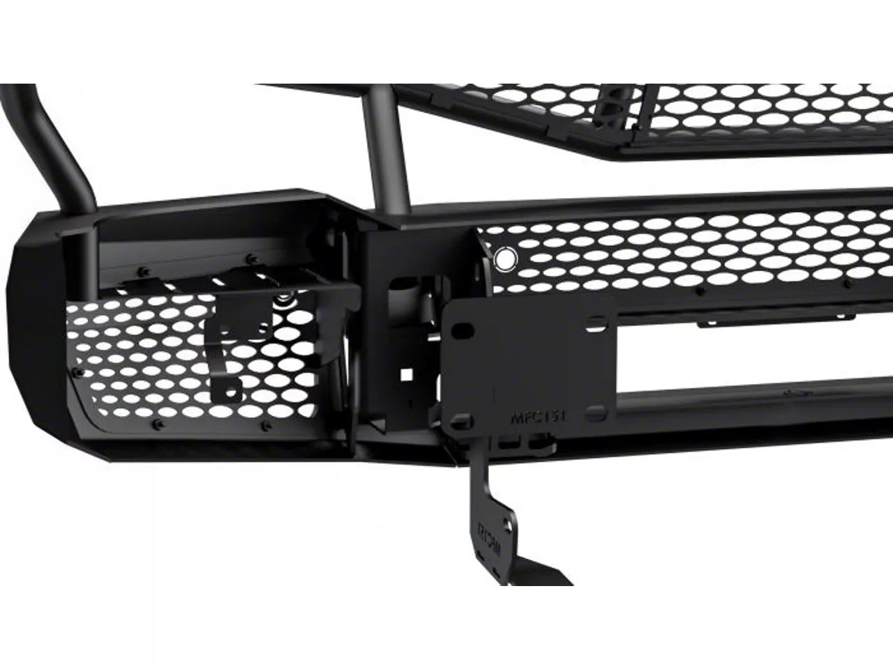 chevy silverado 2500 steel bumper back structure detail