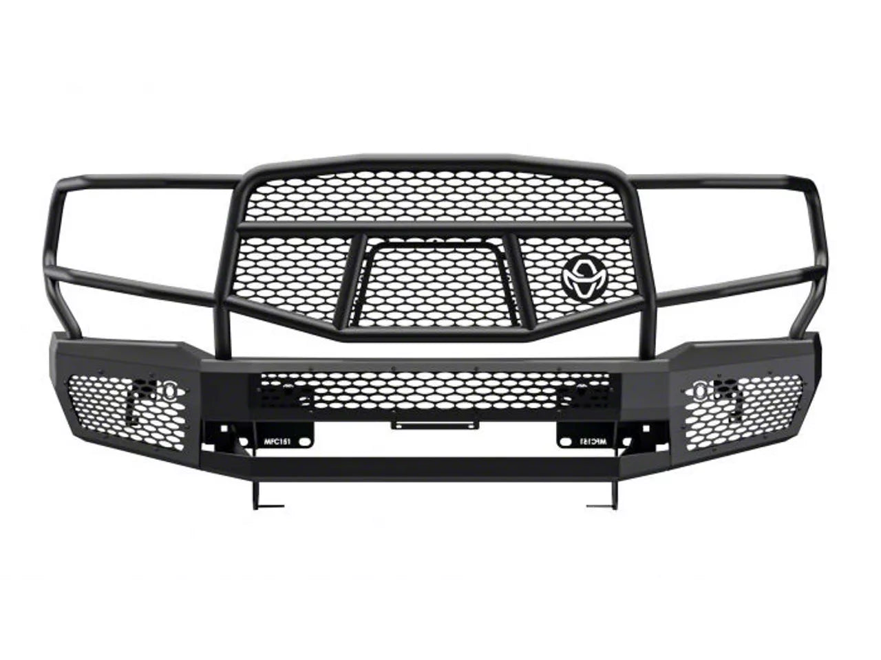 chevy silverado 2500 steel front bumper front view
