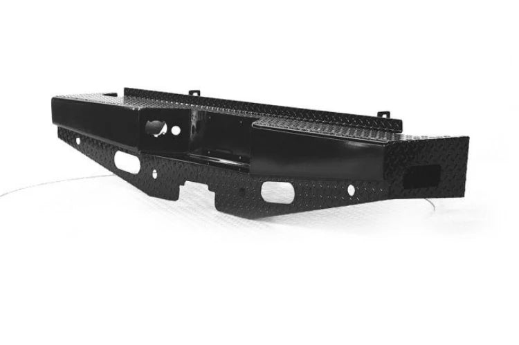 chevy silverado 2500 steel rear bumper side view