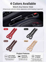 VELNOX car seat gap filler available in four interior colors