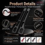 VELNOX flexible car seat gap filler with precision fit design
