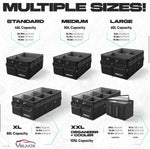 VELNOX car trunk organizer size options