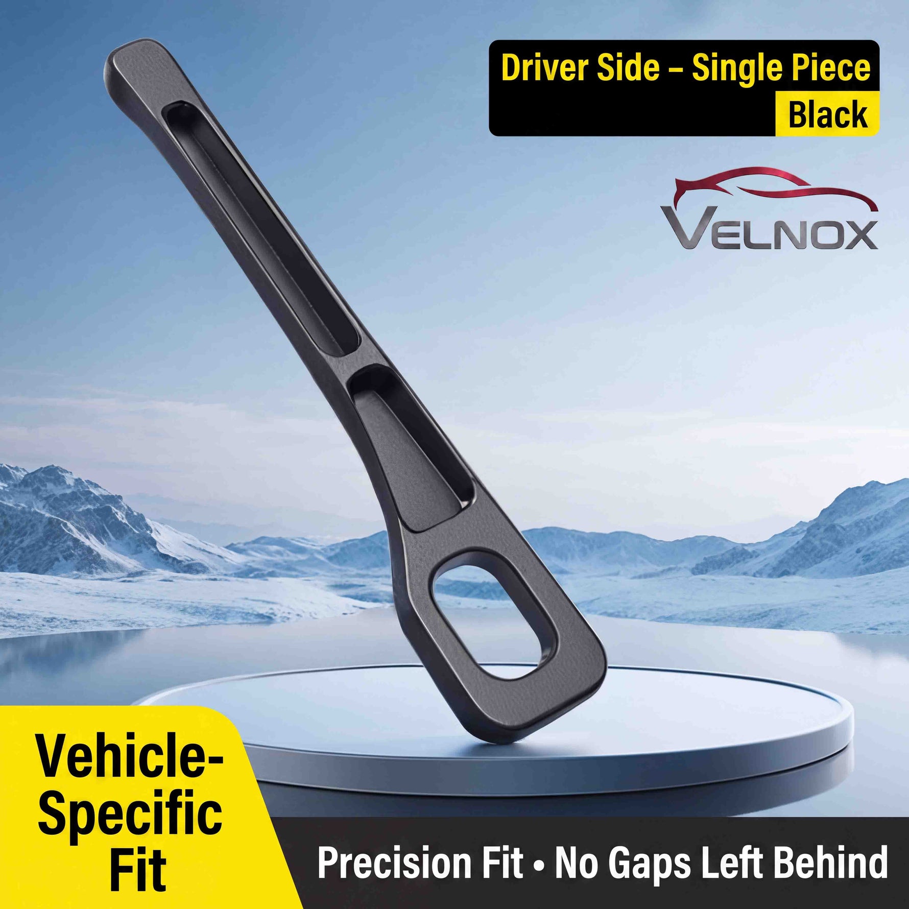 VELNOX driver side black car seat gap filler