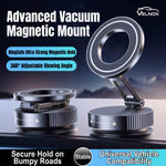 Velnox MagSafe vacuum phone mount with magnetic hold and adjustable viewing angles